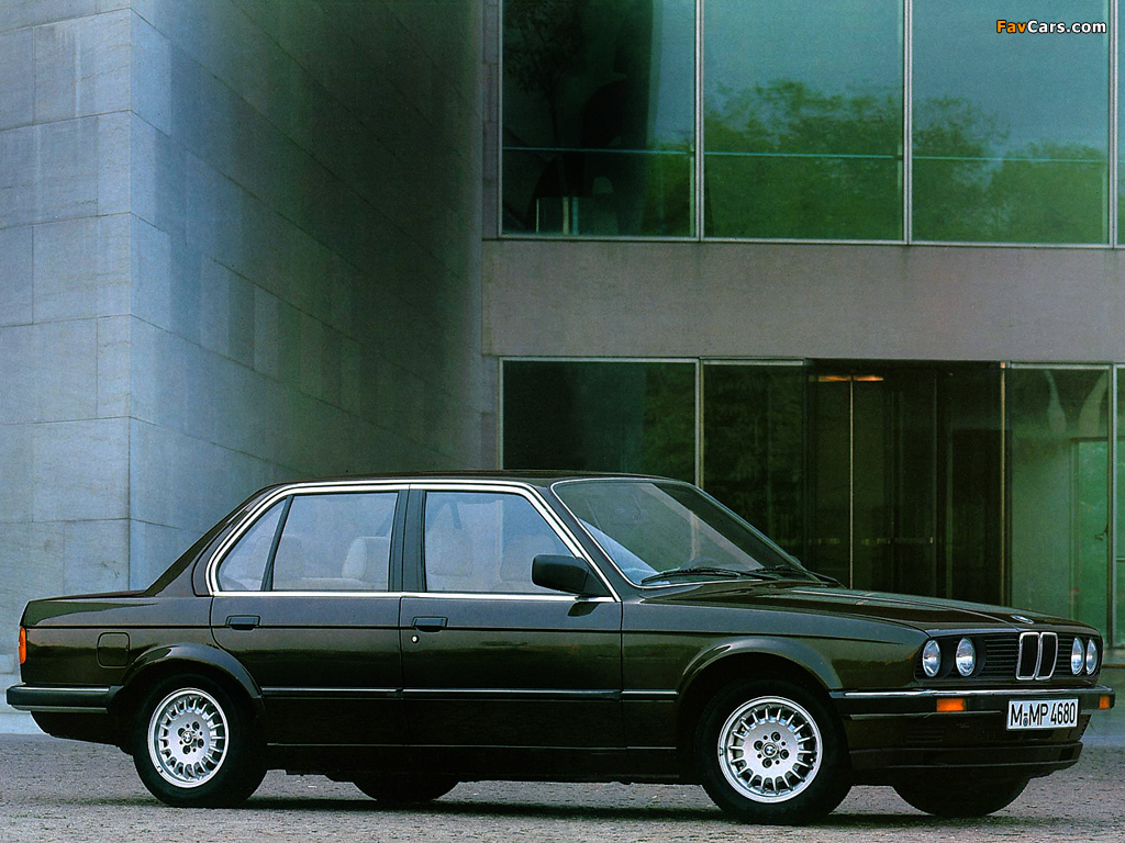 BMW 320i Sedan (E30) 1982–91 wallpapers (1024 x 768)