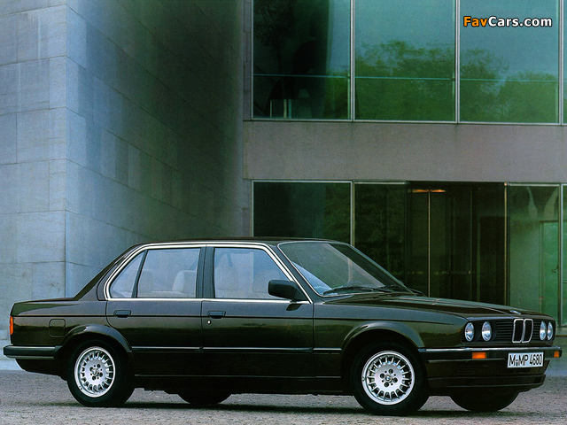 BMW 320i Sedan (E30) 1982–91 wallpapers (640 x 480)
