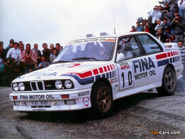 BMW M3 Group A Rally (E30) 1987–90 wallpapers (640 x 480)