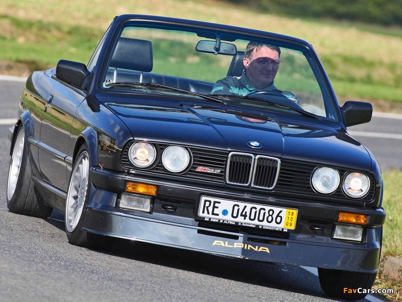 Alpina B3 2.7 Cabrio (E30) 1987–92 wallpapers (800 x 600)