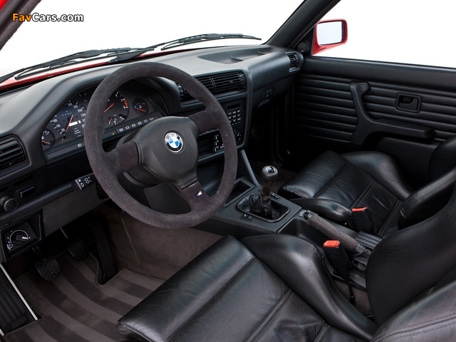 BMW M3 Sport Evolution (E30) 1989–90 wallpapers (640 x 480)
