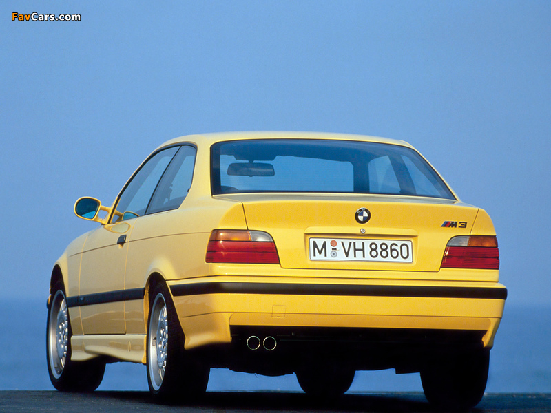 BMW M3 Coupe (E36) 1992–98 wallpapers (800 x 600)