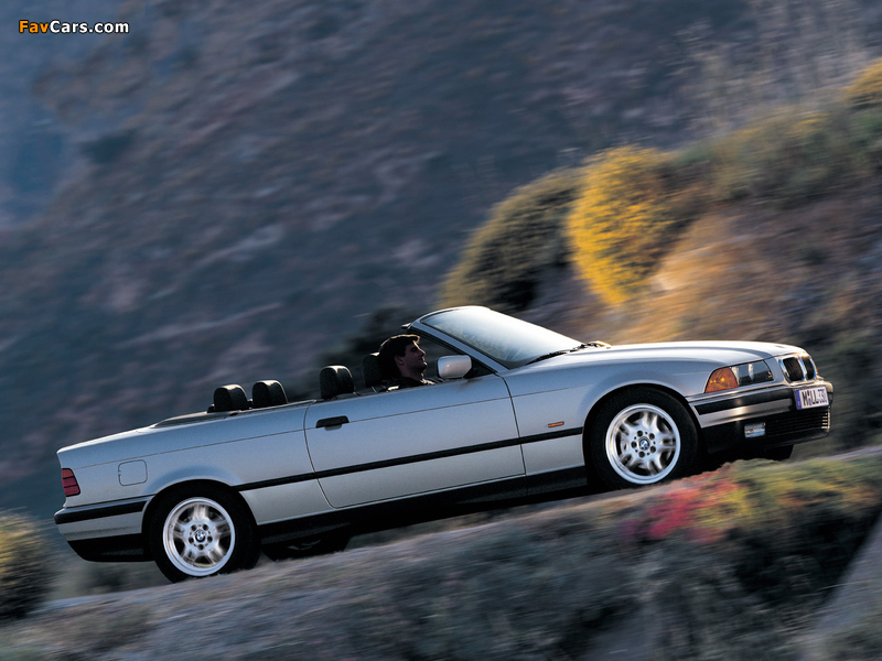 BMW 318i Cabrio (E36) 1994–98 wallpapers (800 x 600)