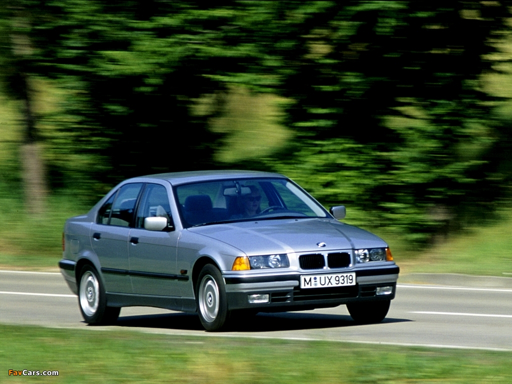 BMW 318tds Sedan (E36) 1994–98 wallpapers (1024 x 768)