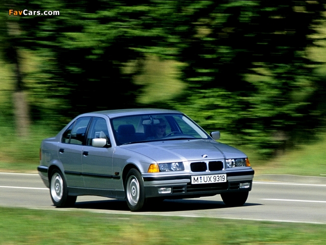 BMW 318tds Sedan (E36) 1994–98 wallpapers (640 x 480)