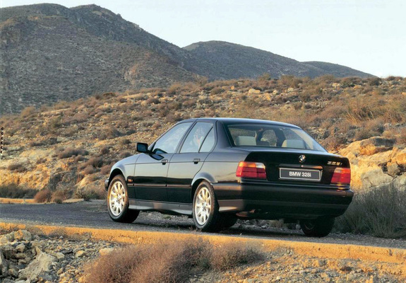 BMW 328i Sedan (E36) 1995–98 wallpapers