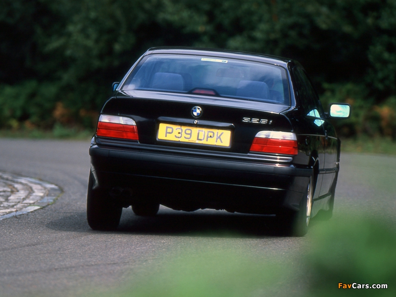 BMW 328i Coupe UK-spec (E36) 1995–99 wallpapers (800 x 600)