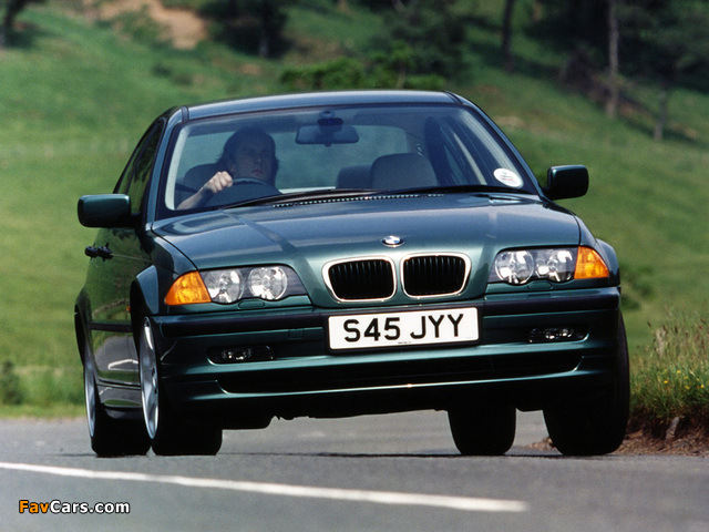 BMW 318i Sedan UK-spec (E46) 1998–2001 wallpapers (640 x 480)
