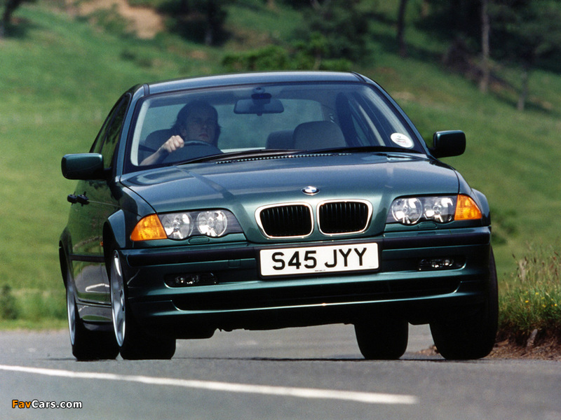 BMW 318i Sedan UK-spec (E46) 1998–2001 wallpapers (800 x 600)