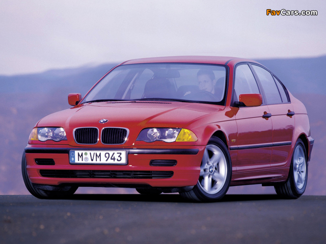 BMW 318i Sedan (E46) 1998–2001 wallpapers (640 x 480)