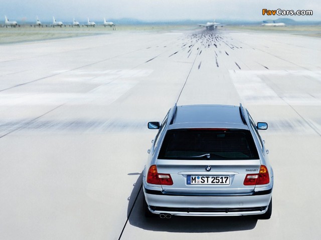 BMW 328i Touring (E46) 1999–2000 wallpapers (640 x 480)