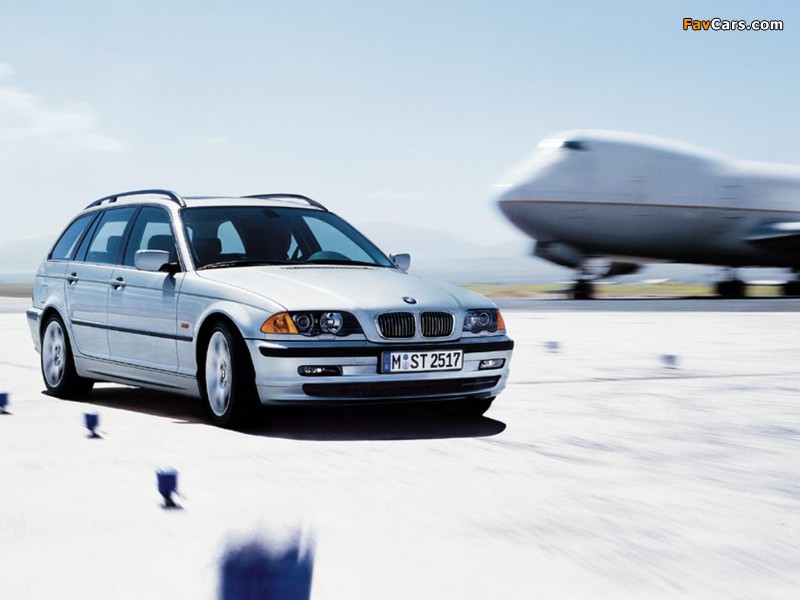 BMW 328i Touring (E46) 1999–2000 wallpapers (800 x 600)