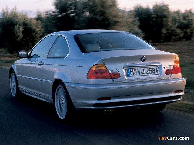 BMW 328Ci Coupe (E46) 1999–2000 wallpapers (640 x 480)