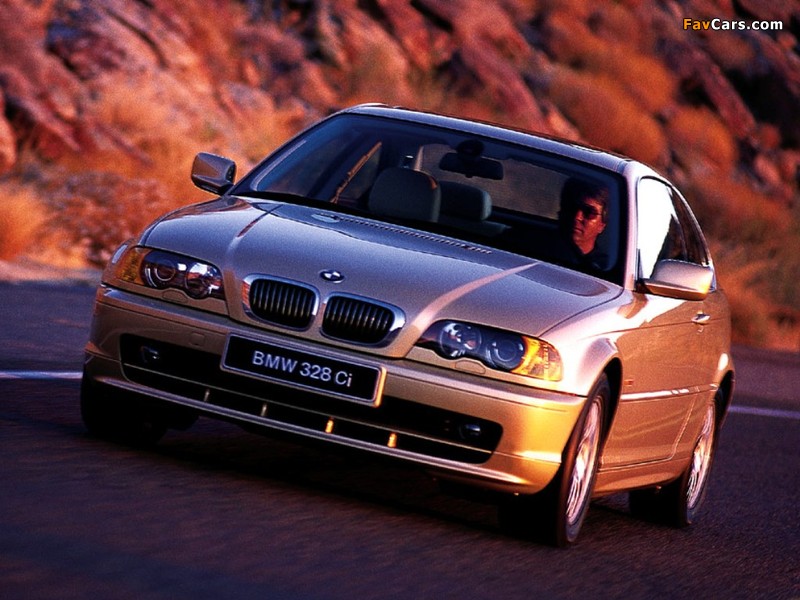 BMW 328Ci Coupe (E46) 1999–2000 wallpapers (800 x 600)