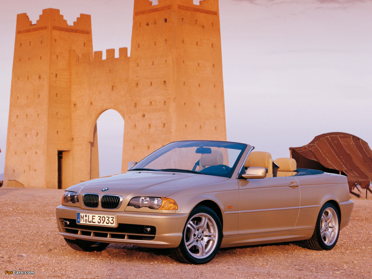 BMW 3 Series Cabrio (E46) 2000–03 wallpapers (1280 x 960)