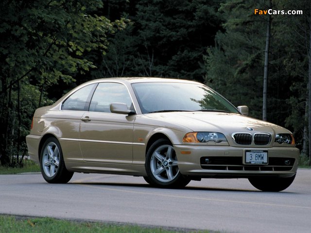 BMW 325Ci Coupe US-spec (E46) 2000–03 wallpapers (640 x 480)