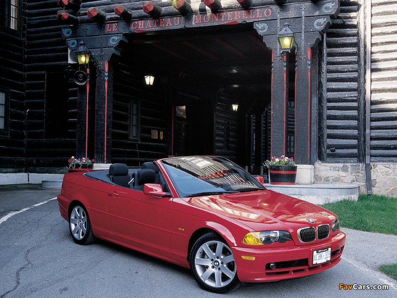 BMW 3 Series Cabrio (E46) 2000–06 wallpapers (800 x 600)