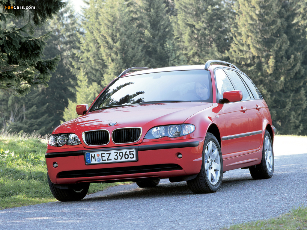 BMW 318i Touring (E46) 2001–05 wallpapers (1024 x 768)