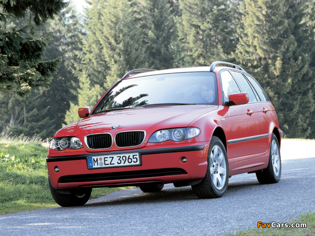 BMW 318i Touring (E46) 2001–05 wallpapers (640 x 480)