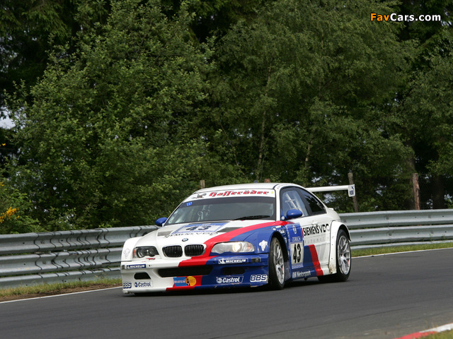 BMW M3 GTR (E46) 2001 wallpapers (640 x 480)