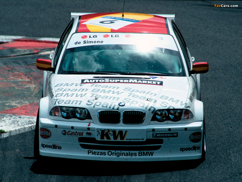 BMW 320i ETCC Sedan (E46) 2002 wallpapers (1024 x 768)