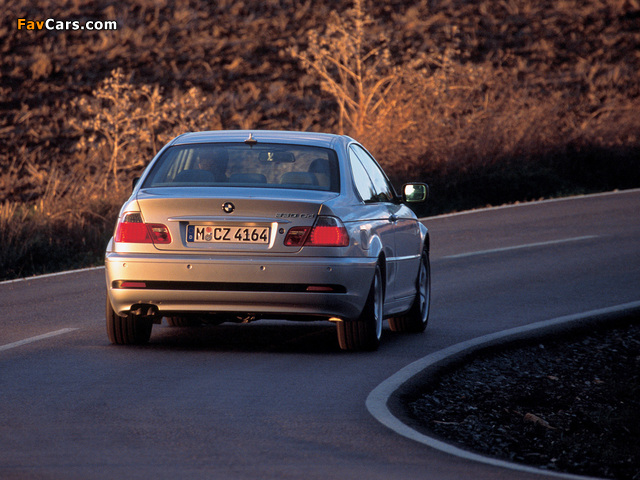 BMW 330Cd Coupe (E46) 2003–06 wallpapers (640 x 480)