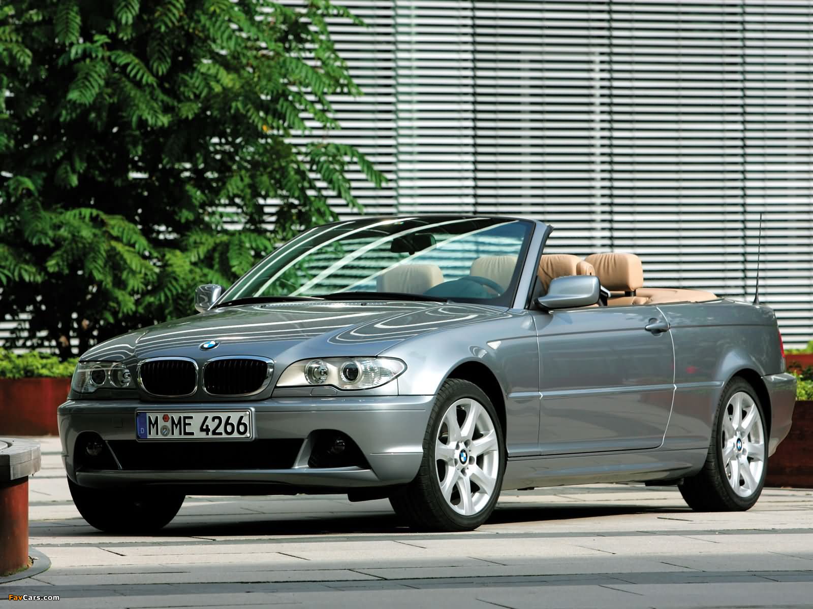 BMW 320Cd Cabrio (E46) 2004–06 wallpapers (1600 x 1200)