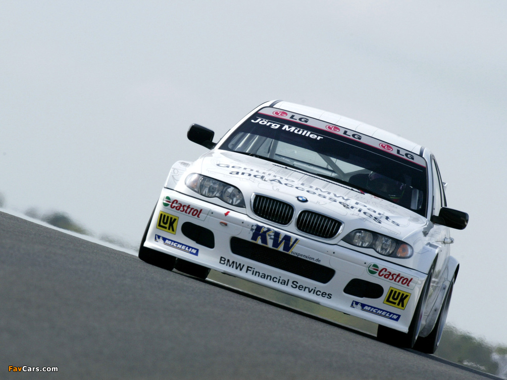 BMW 320i WTCC Sedan (E46) 2005 wallpapers (1024 x 768)