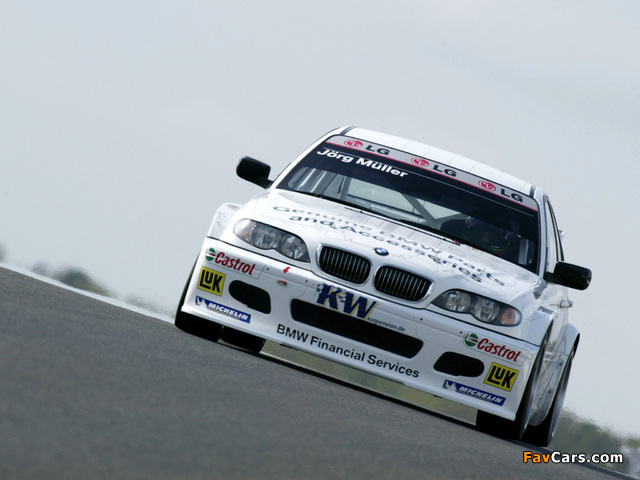 BMW 320i WTCC Sedan (E46) 2005 wallpapers (640 x 480)