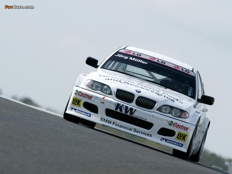 BMW 320i WTCC Sedan (E46) 2005 wallpapers (800 x 600)