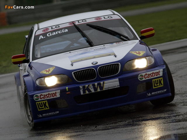 BMW 320i WTCC Sedan (E46) 2005 wallpapers (640 x 480)