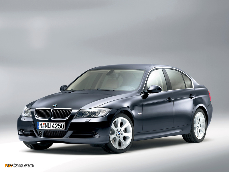 BMW 330i Sedan (E90) 2005–08 wallpapers (800 x 600)