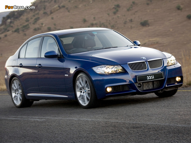 BMW 335i M Sports Package ZA-spec (E90) 2006 wallpapers (640 x 480)