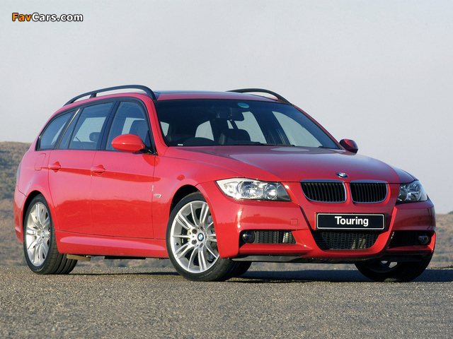 BMW 320d Touring M Sports Package ZA-spec (E91) 2006 wallpapers (640 x 480)