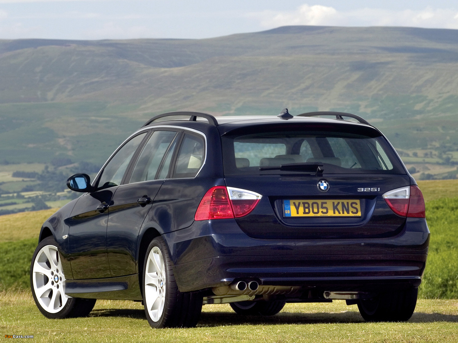 BMW 325i Touring UK-spec (E91) 2006–08 wallpapers (1600 x 1200)