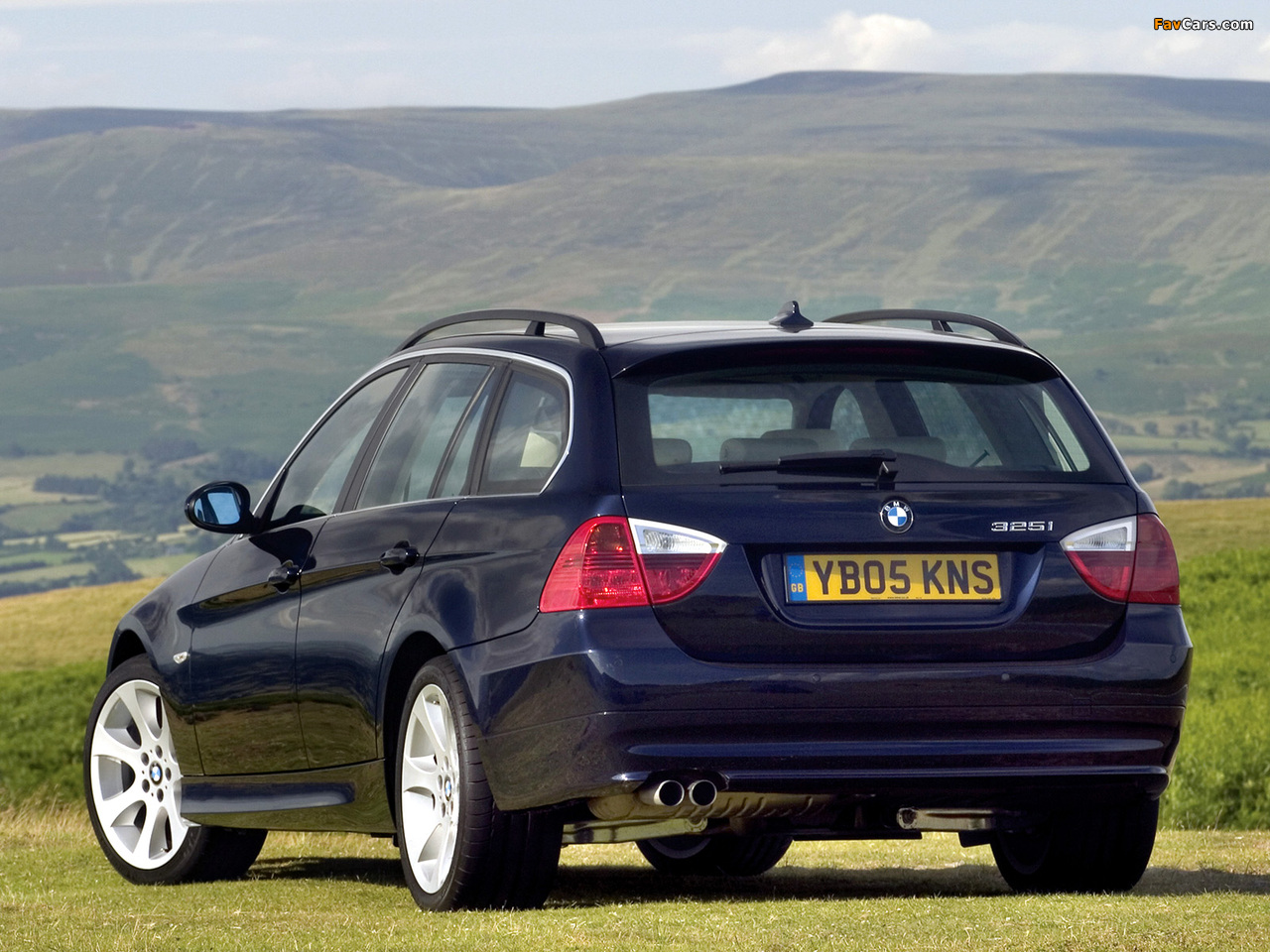 BMW 325i Touring UK-spec (E91) 2006–08 wallpapers (1280 x 960)