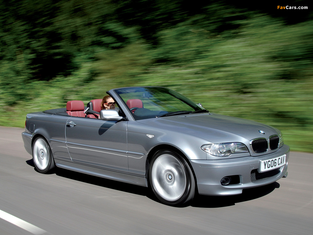 BMW 320Cd Cabrio M Sports Package (E46) 2006 wallpapers (1024 x 768)