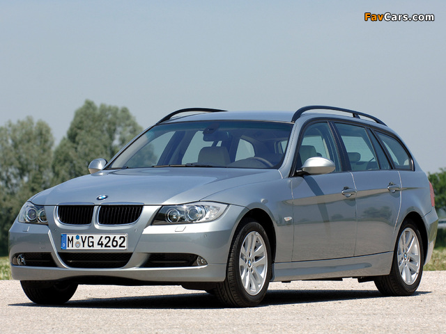 BMW 320d Touring (E91) 2006–08 wallpapers (640 x 480)