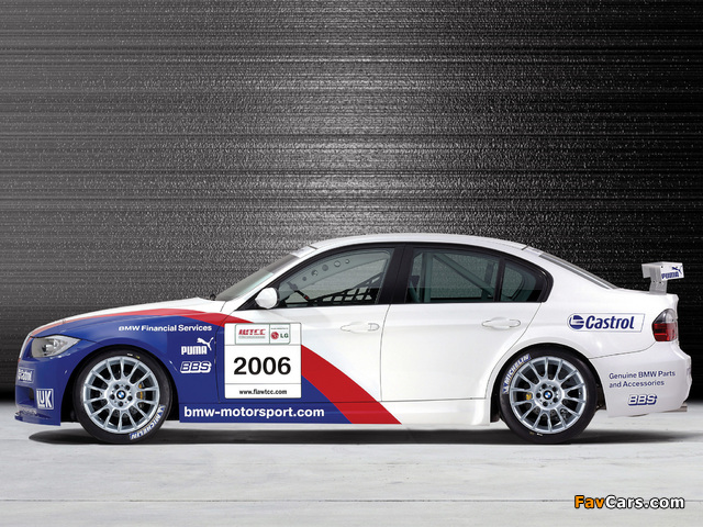 BMW 320si WTCC (E90) 2006–08 wallpapers (640 x 480)