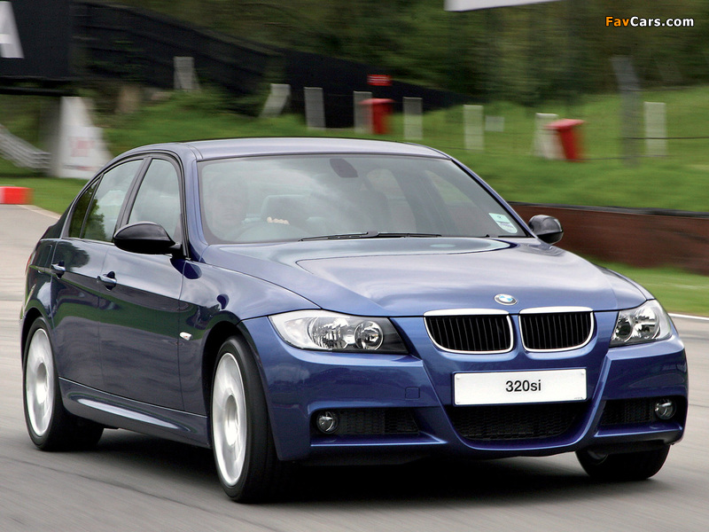 BMW 320si Sedan UK-spec (E90) 2006 wallpapers (800 x 600)