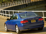 BMW 335i Coupe US-spec (E92) 2007–10 wallpapers