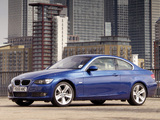 BMW 335i Coupe UK-spec (E92) 2007–10 wallpapers
