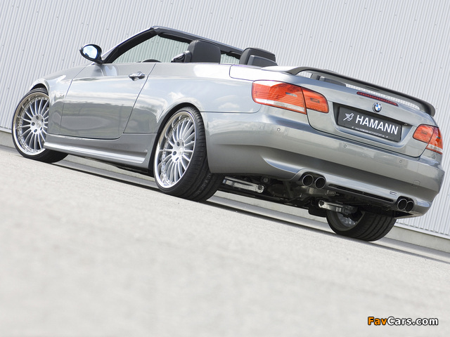 Hamann BMW 3 Series Cabriolet (E93) 2007–10 wallpapers (640 x 480)