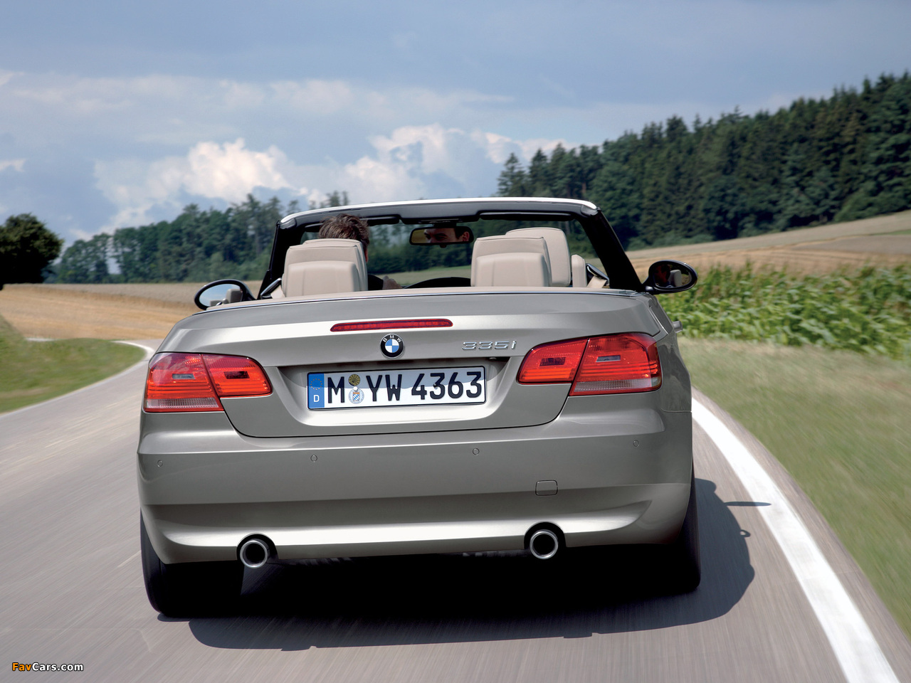 BMW 335i Cabrio (E93) 2007–10 wallpapers (1280 x 960)