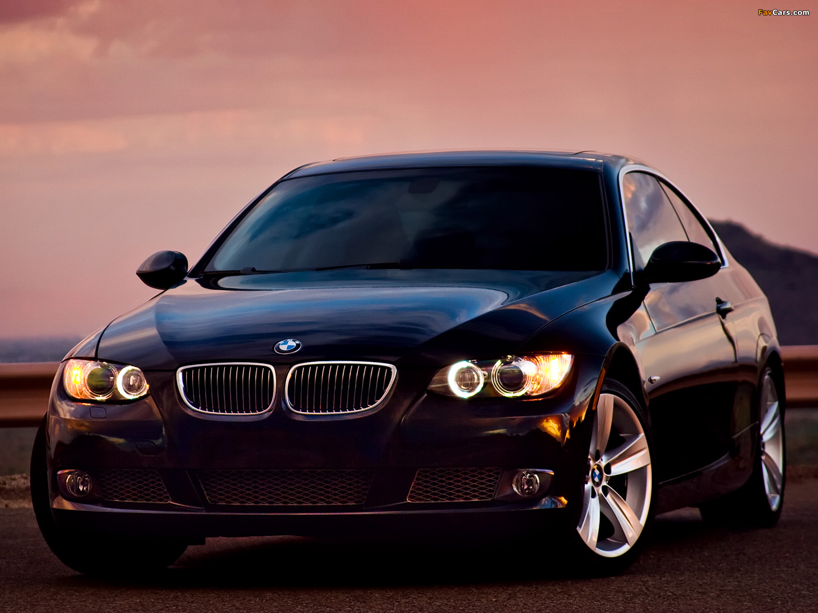 BMW 335i Coupe US-spec (E92) 2007–10 wallpapers (1600 x 1200)