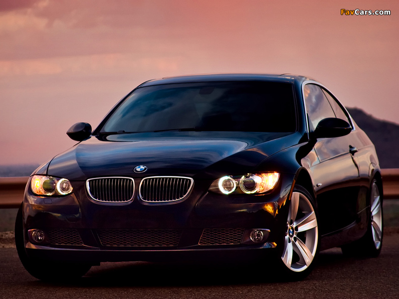 BMW 335i Coupe US-spec (E92) 2007–10 wallpapers (800 x 600)