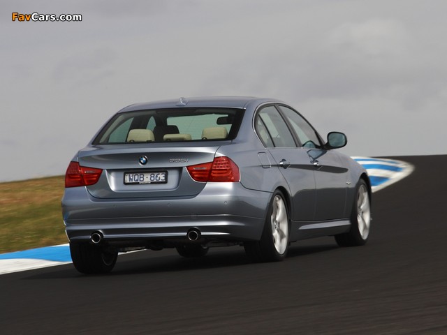 BMW 335i Sedan AU-spec (E90) 2008–11 wallpapers (640 x 480)