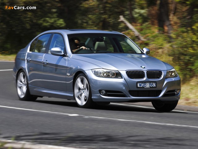 BMW 335i Sedan AU-spec (E90) 2008–11 wallpapers (640 x 480)