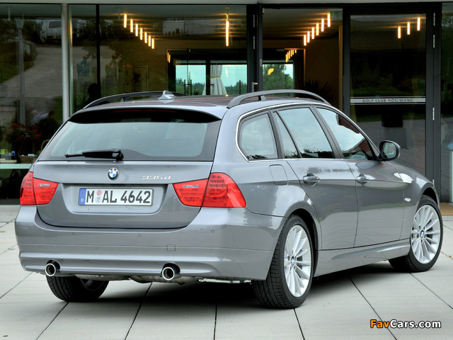 BMW 335d Touring (E91) 2008–12 wallpapers (640 x 480)