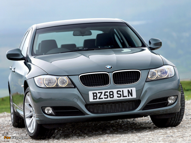 BMW 320d Sedan UK-spec (E90) 2008–11 wallpapers (800 x 600)